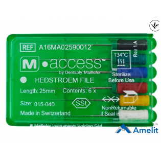 Інструмент ручний H-File M-Access №45-80, 25 мм (Dentsply Sirona), 6 шт./пак.